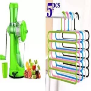 hand juicer and plastic hanger 5 layer