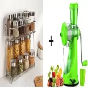 hand juicer and spice container