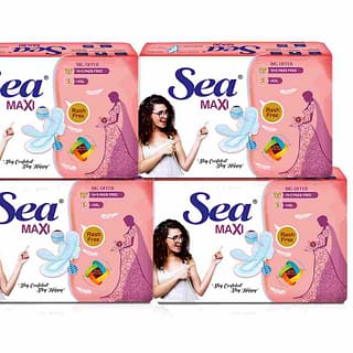 sanitary pad for woman cotton Maxi XXL- pack of 4