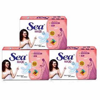 sanitary pad for woman cotton maxi XXL- pack of 3