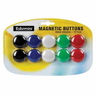 magnetic buttons colorful for fridge whiteboard pack of 10