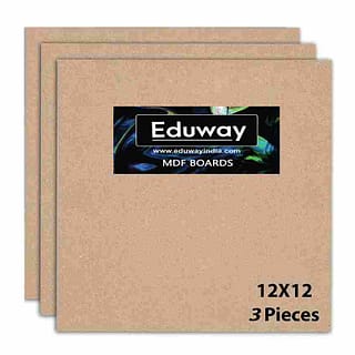 mdf art board painting skirting 12x12 pack of 3