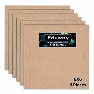 mdf art board painting skirting 6x6 pack of 6