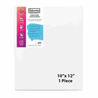 Stretched canvas art board painting skirting 10x12 pack of 1
