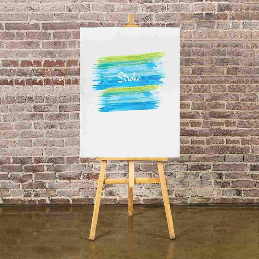 Eduway medium grain 10x12 inch cotton canvas board pack of 2 25x30